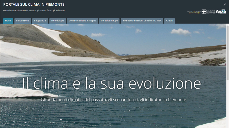 Pubblicato il portale del clima in Piemonte - Corona Verde